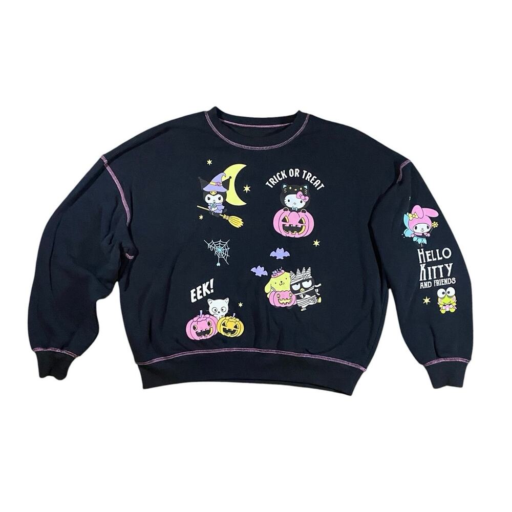 Hello Kitty Spooky Friends Oversized Sweater - L